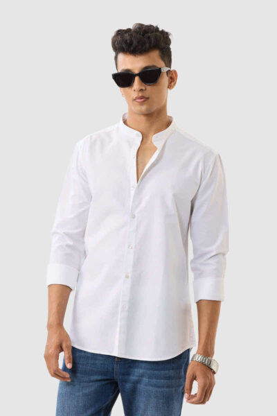 Slim core White Shirt