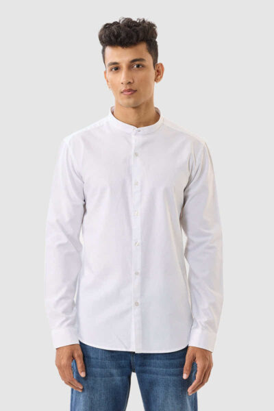 Slim core White Shirt - Image 4