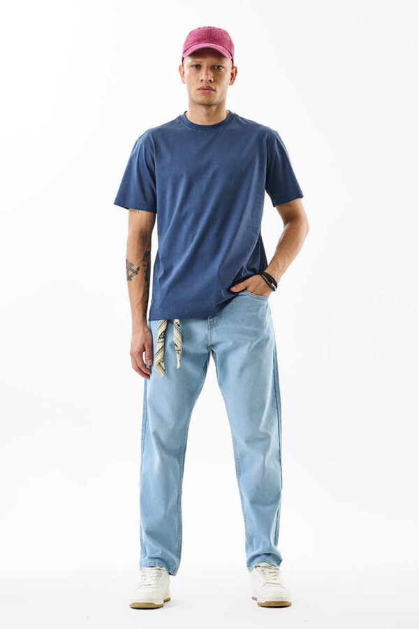 Baggy Fit Washed Jeans