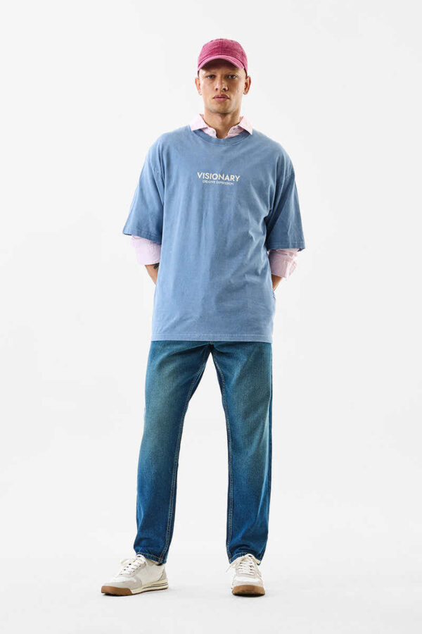Washed Baggy Fit Jeans