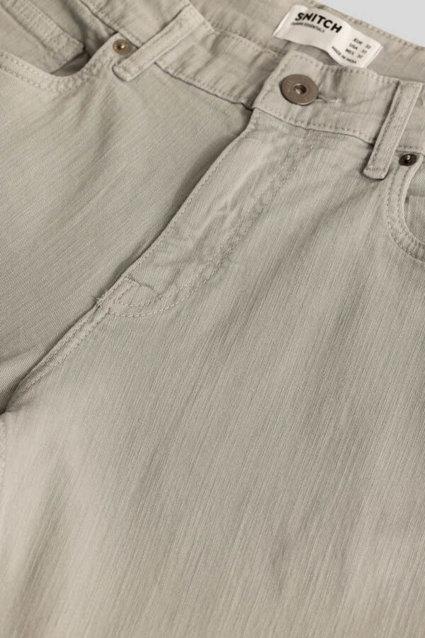 Quantum Grey Plain Skinny Fit Jeans - Image 2
