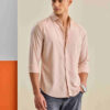 Light pink pure cotton shirt