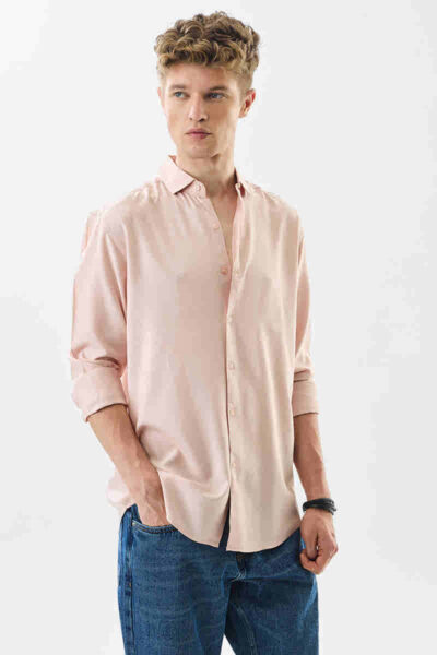 Light pink pure cotton shirt - Image 2
