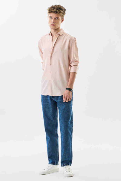 Light pink pure cotton shirt - Image 3
