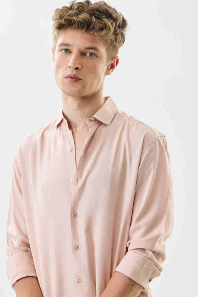 Light pink pure cotton shirt - Image 4