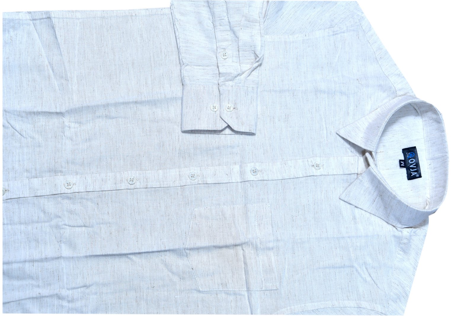 Slim fit pure linen shirt - Image 2